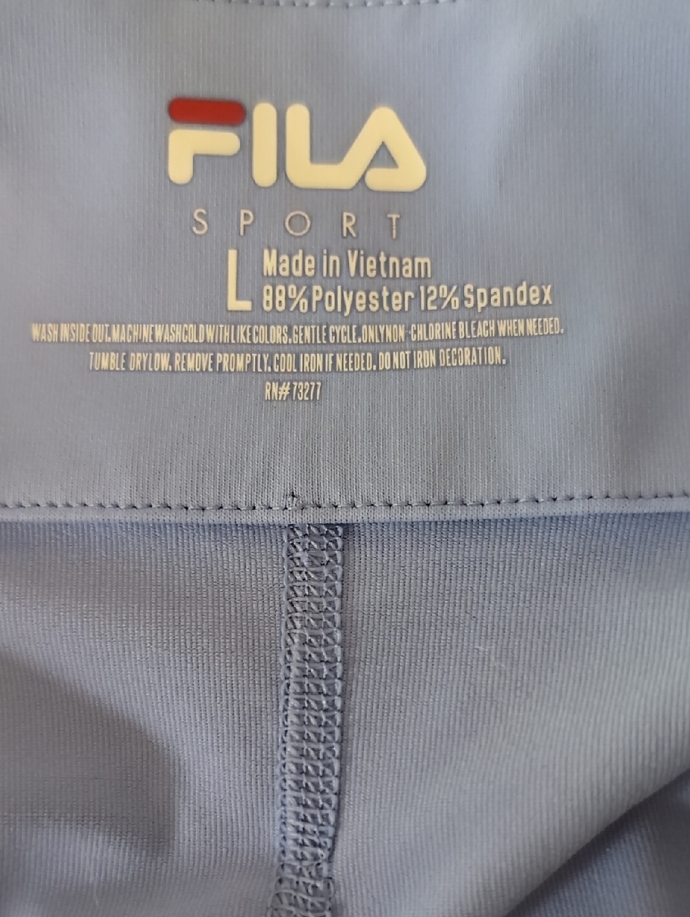 Fila Light Blue Full-Zip Jacket with Floral Accent - Picture 10 of 12